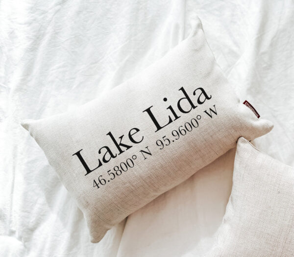 Product image of Zip Code Pillow – Custom Location