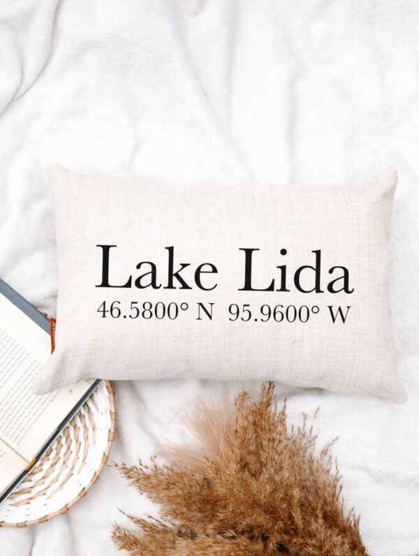 Product image of Zip Code Pillow – Custom Location