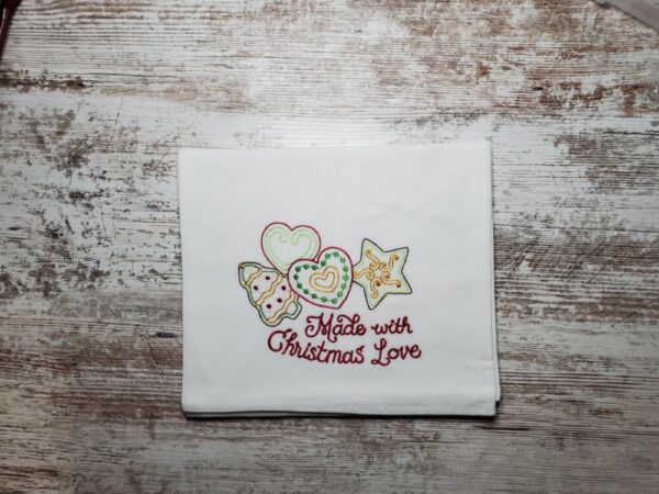 Product image of Embroidered Dish Towel – Christmas Love