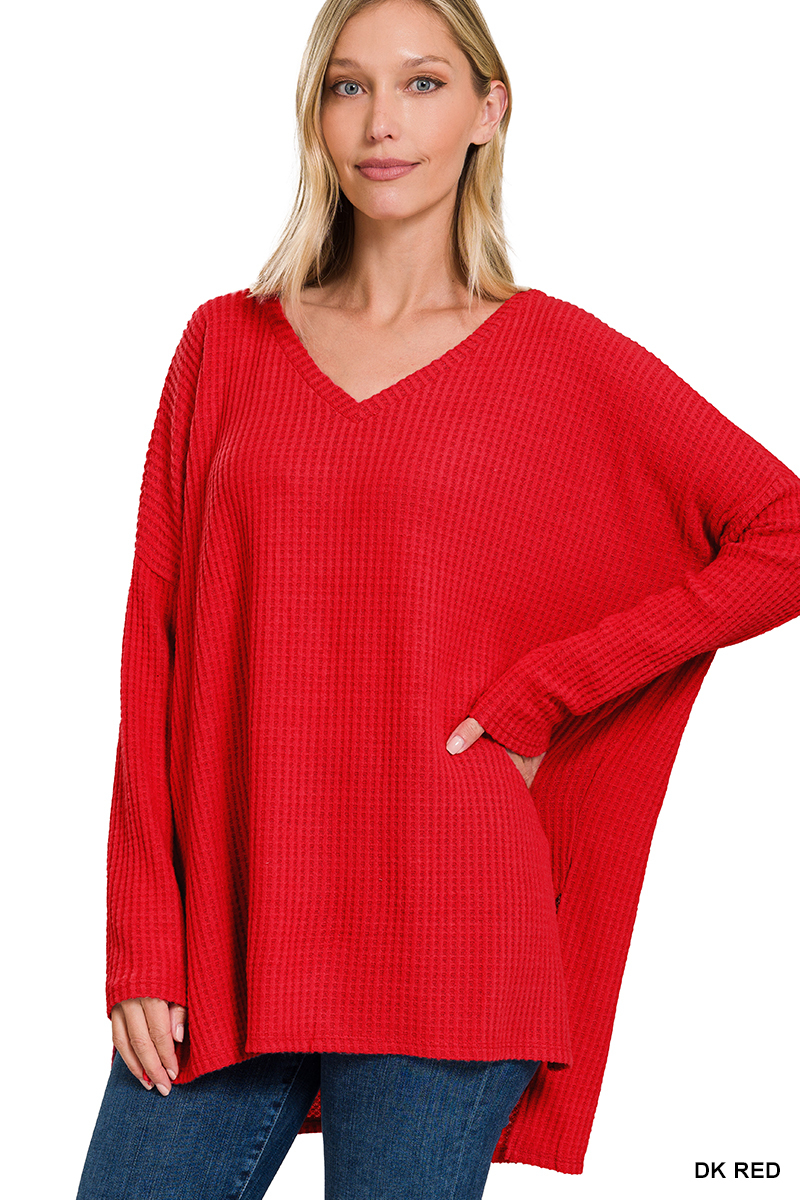 Waffle Knit Tunic Missy And Plus Sizes Shop North Dakota 