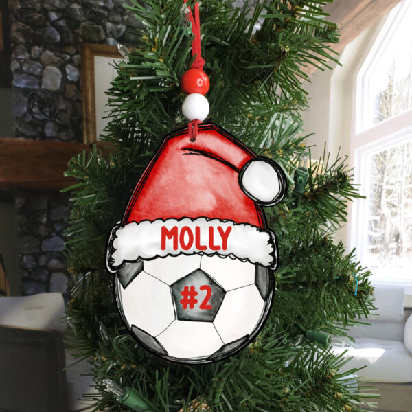 Product image of Personalized Soccer Ornaments