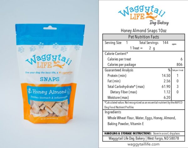 Product image of HONEY ALMOND All Natural Everyday Dog Treats