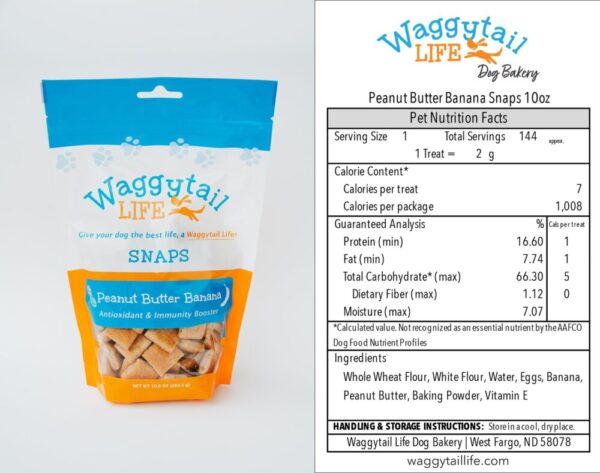 Product image of PEANUT BUTTER BANANA All Natural Everyday Dog Treats