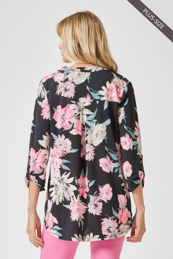 Product image of Pink & Black Printed Tunic