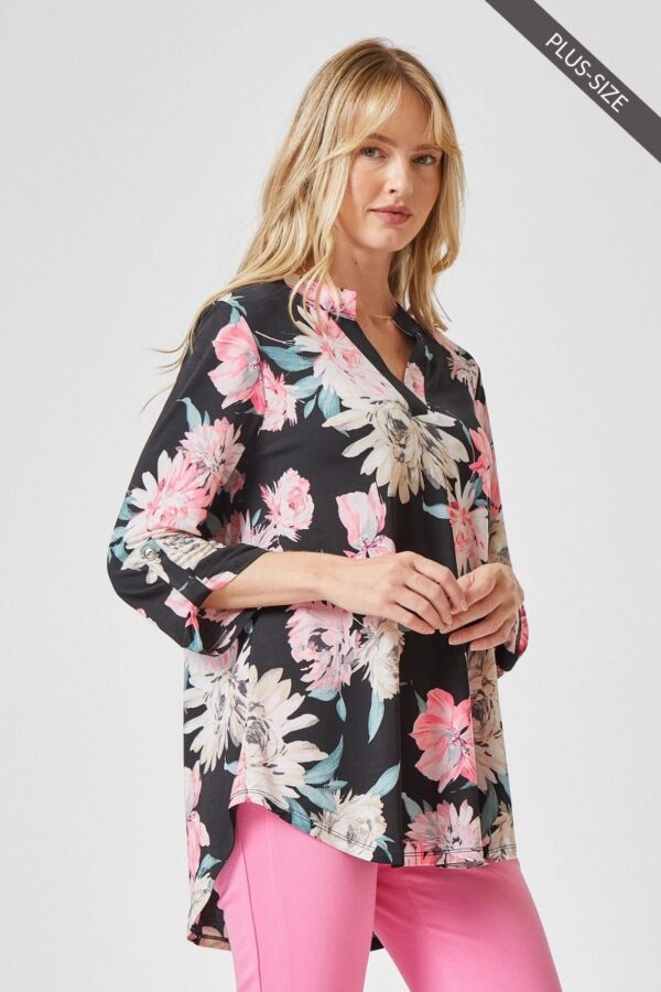 Product image of Pink & Black Printed Tunic