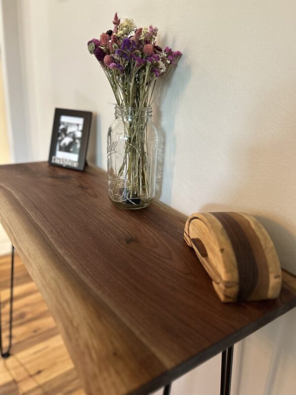 Product image of Live Edge Slab Console Table