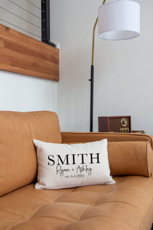 Product image of Last Name Est. Pillow