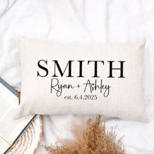 Product image of Last Name Est. Pillow