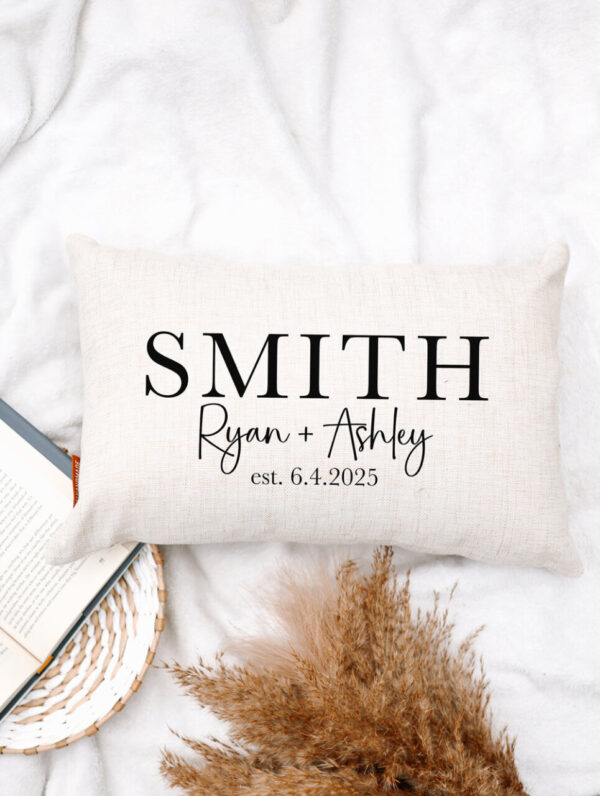 Product image of Last Name Est. Pillow