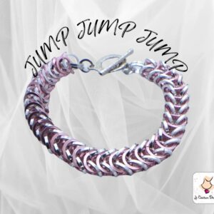 Product image of Dusy Pink Chain Maile Bracelet