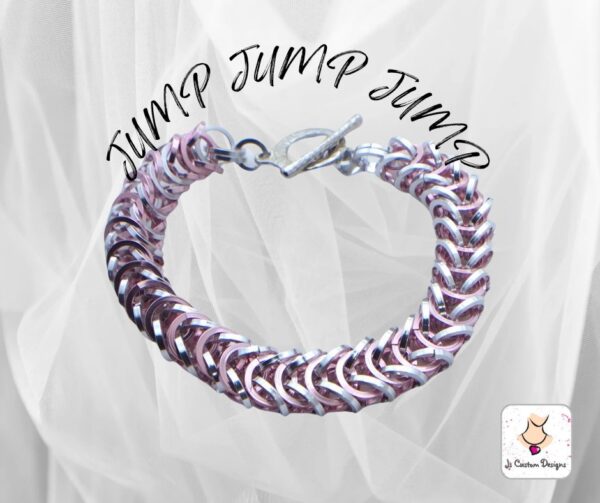 Product image of Dusy Pink Chain Maile Bracelet