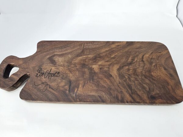 Product image of Small Charcuterie Board with Bon Appetit Engraving