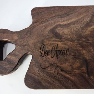 Product image of Small Charcuterie Board with Bon Appetit Engraving