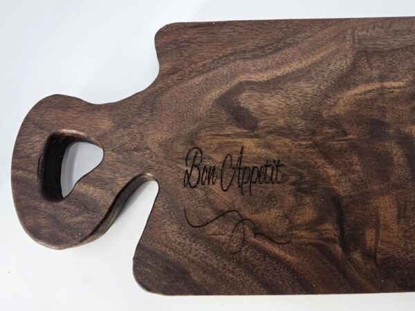 Product image of Small Charcuterie Board with Bon Appetit Engraving