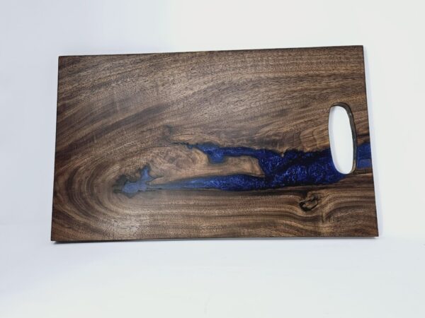 Product image of Blue Resin and Walnut Charcuterie Board