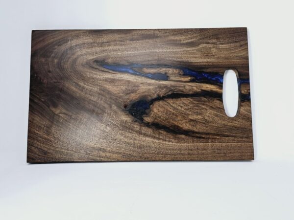 Product image of Blue Resin and Walnut Charcuterie Board