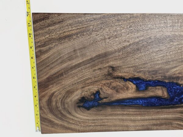 Product image of Blue Resin and Walnut Charcuterie Board