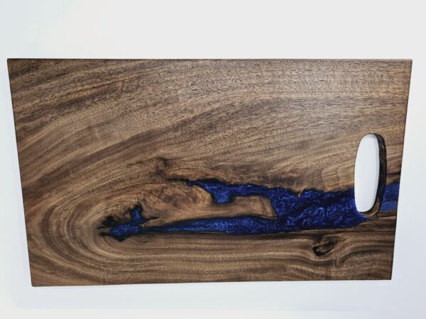 Product image of Blue Resin and Walnut Charcuterie Board