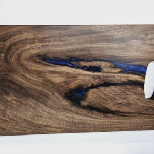 Product image of Blue Resin and Walnut Charcuterie Board