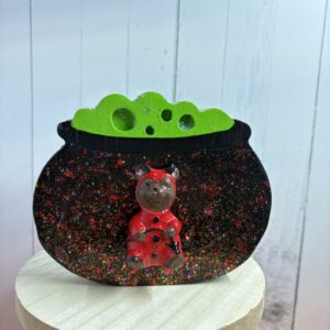 Product image of Halloween bear devil cauldron