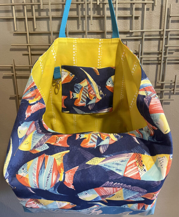 Product image of “Tropical Fish” Oversized Tote