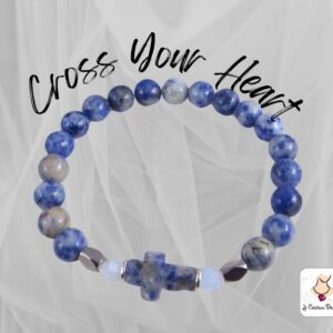 Product image of Sodalite Cross Bracelet