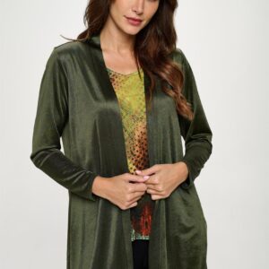 Product image of Olive 3/4 Sleeve Duster