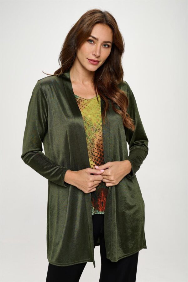 Product image of Olive 3/4 Sleeve Duster