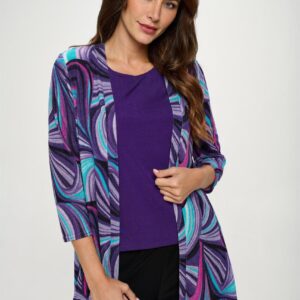 Product image of Printed 3/4 Sleeve Duster