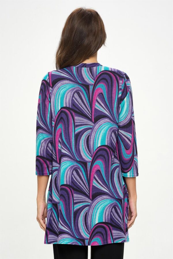 Product image of Printed 3/4 Sleeve Duster