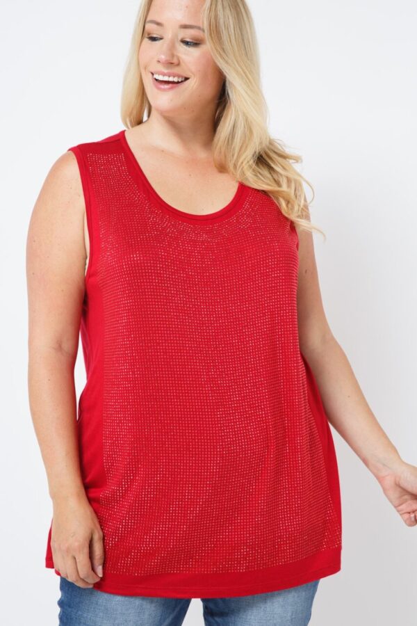 Product image of Stone Front Tank S-3XL in 2 COLORS!