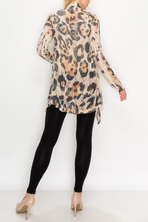 Product image of Lace Leopard Print Cardigan