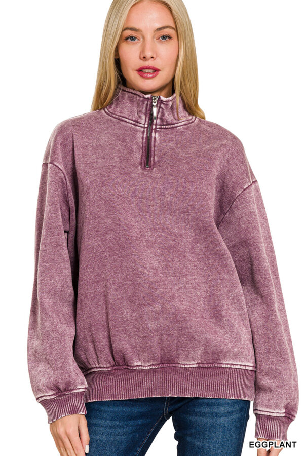 Product image of Acid Wash Fleece Pullover