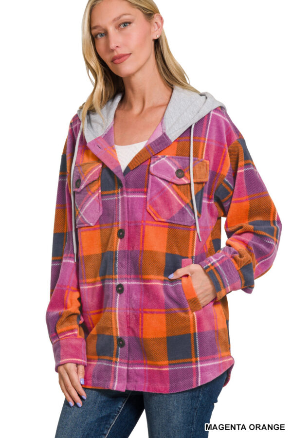 Product image of Plaid Fleece Shacket