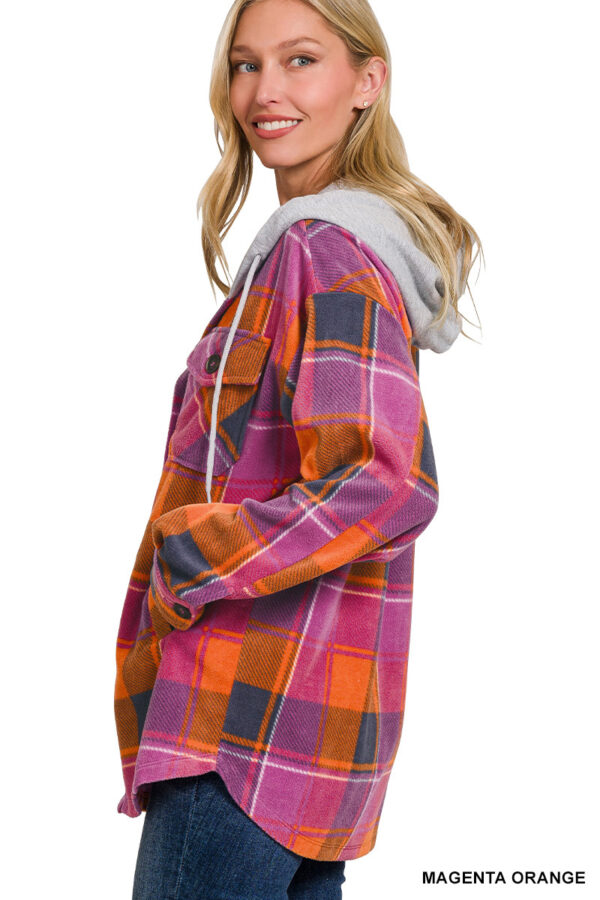 Product image of Plaid Fleece Shacket