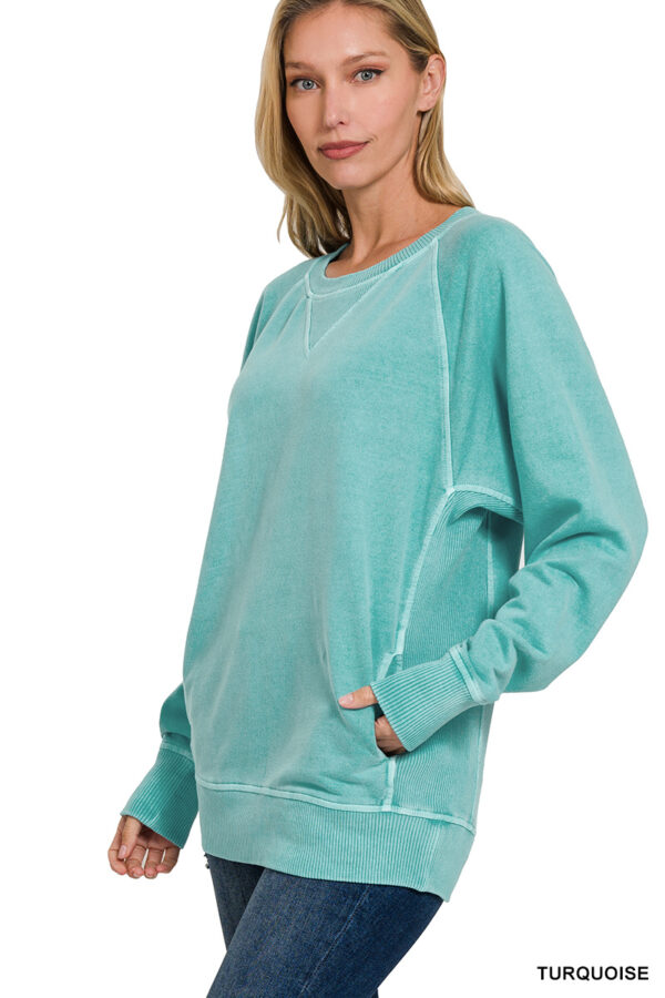 Product image of Pigment Dyed French Terry Pullover – 2 colors!