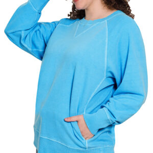 Product image of Pigment Dyed French Terry Pullover – 2 colors!