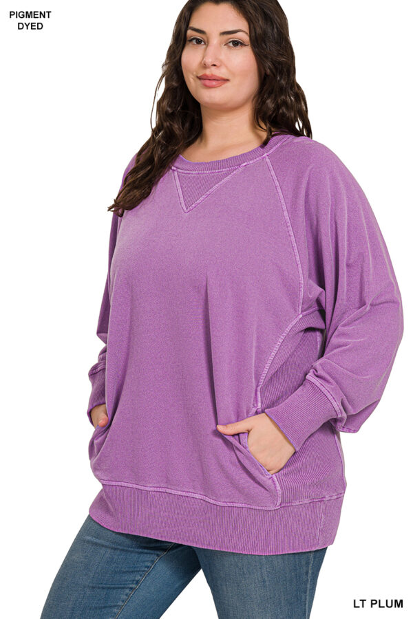 Product image of Pigment Dyed French Terry Pullover – 2 colors!