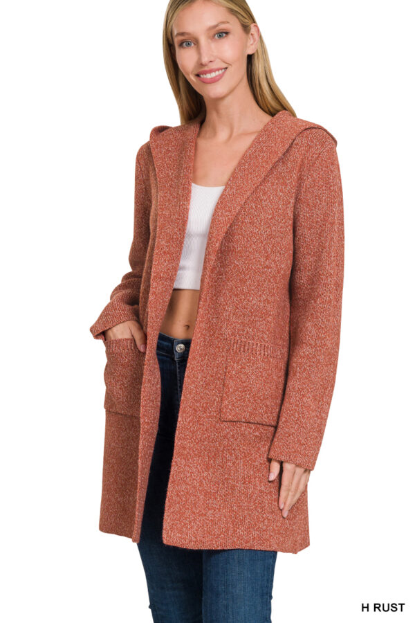 Product image of Hooded Sweater Cardigan – 2 colors!