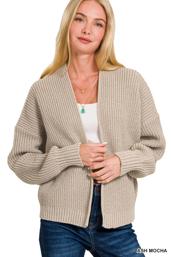 Product image of Cropped Sweater Cardigan – 2 colors!