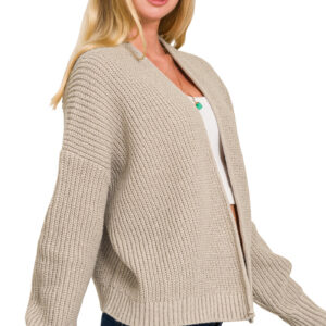 Product image of Cropped Sweater Cardigan – 2 colors!