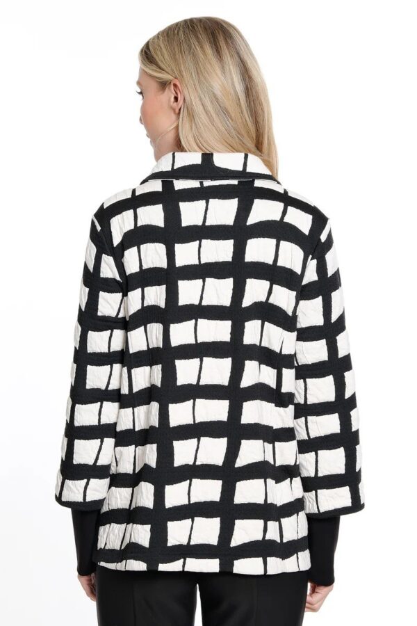 Product image of JACQUARD KNIT B&W JACKET