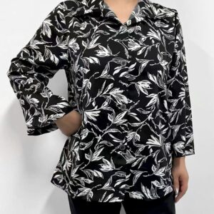 Product image of Black & White Printed Blouse