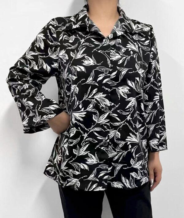 Product image of Black & White Printed Blouse