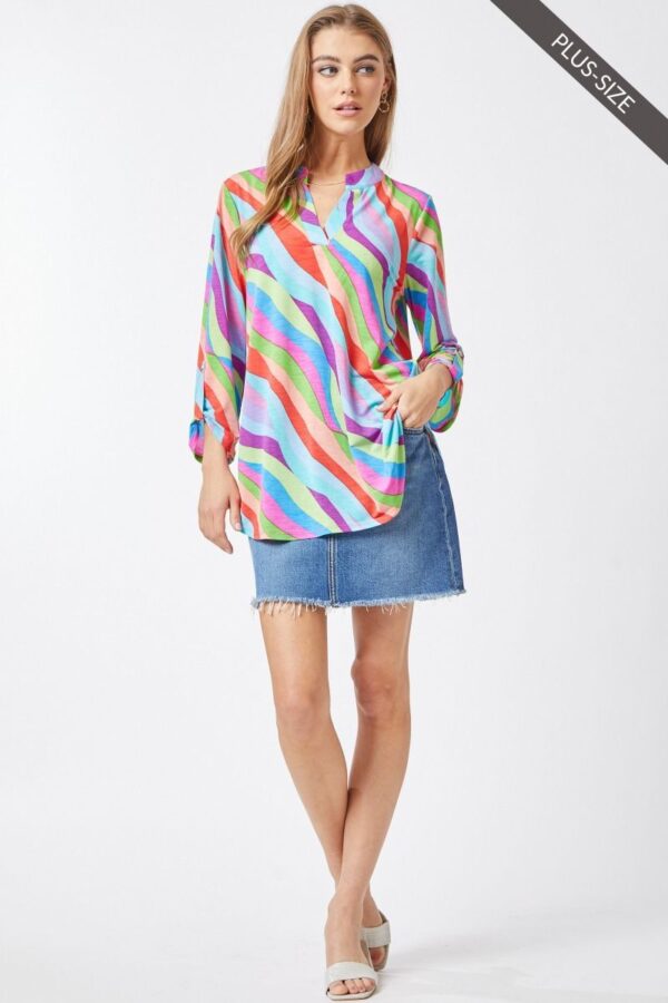 Product image of Diagonal Stripe Tunic