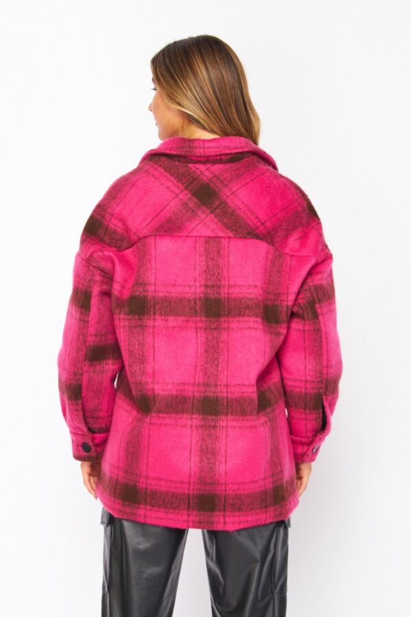 Product image of PINK PLAID COAT