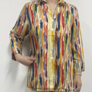 Product image of Denim Friendly Printed Blouse