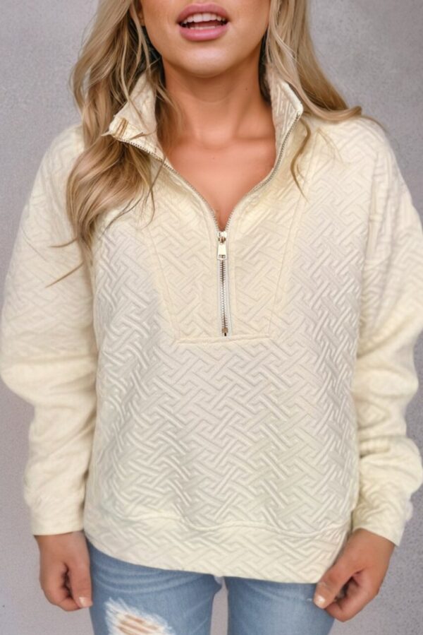 Product image of Solid Textured Pullover – 2 Colors!