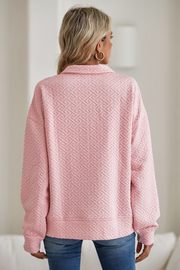 Product image of Solid Textured Pullover – 2 Colors!