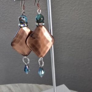 Product image of Copper Drop Earrings